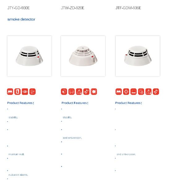 Smoke Detectors (JTY-GD-930E / JTW-ZD-920E / JTF-GDM-936E)