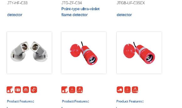 Flame Detectors & Manual Call Points (JTG / J-SAP series)