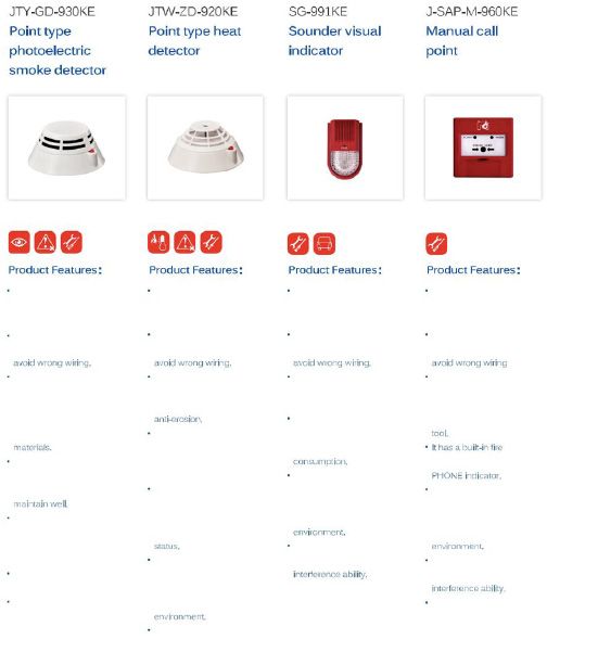 Point-Type Detection Devices Range (930KE / 920KE / 991KE / 960KE)
